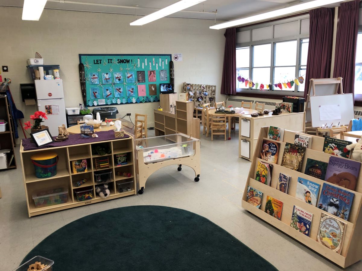 A pre-primary classroom in Nova Scotia