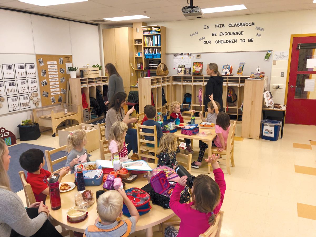 Pre-primary classroom in Nova Scotia