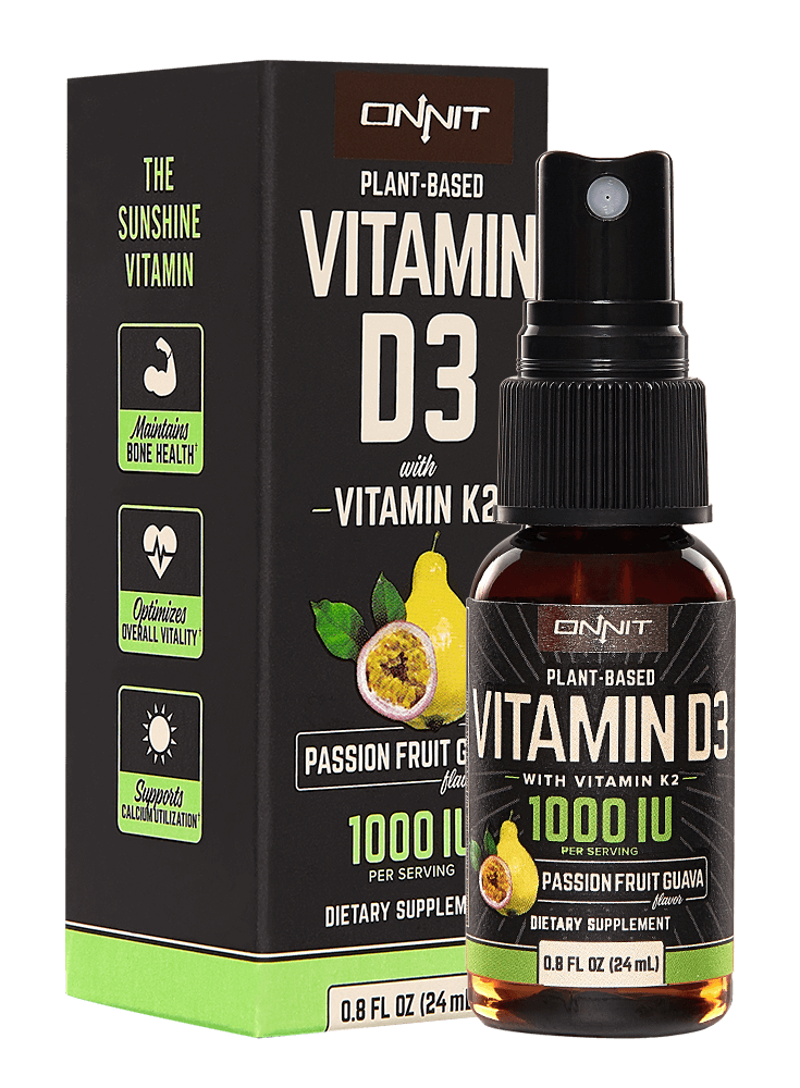 Complex vertel het me In beweging Onnit Vitamine D3 1.000 IE / 25 µg met Vitamine K2 Spray - Passion Fru –  Nootropics Shop