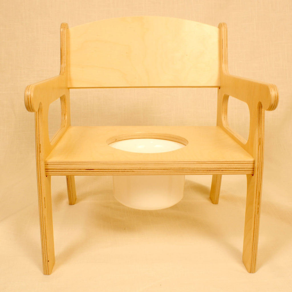 Childs Plain Potty Chair Made By American Craftsmen Allen Booth