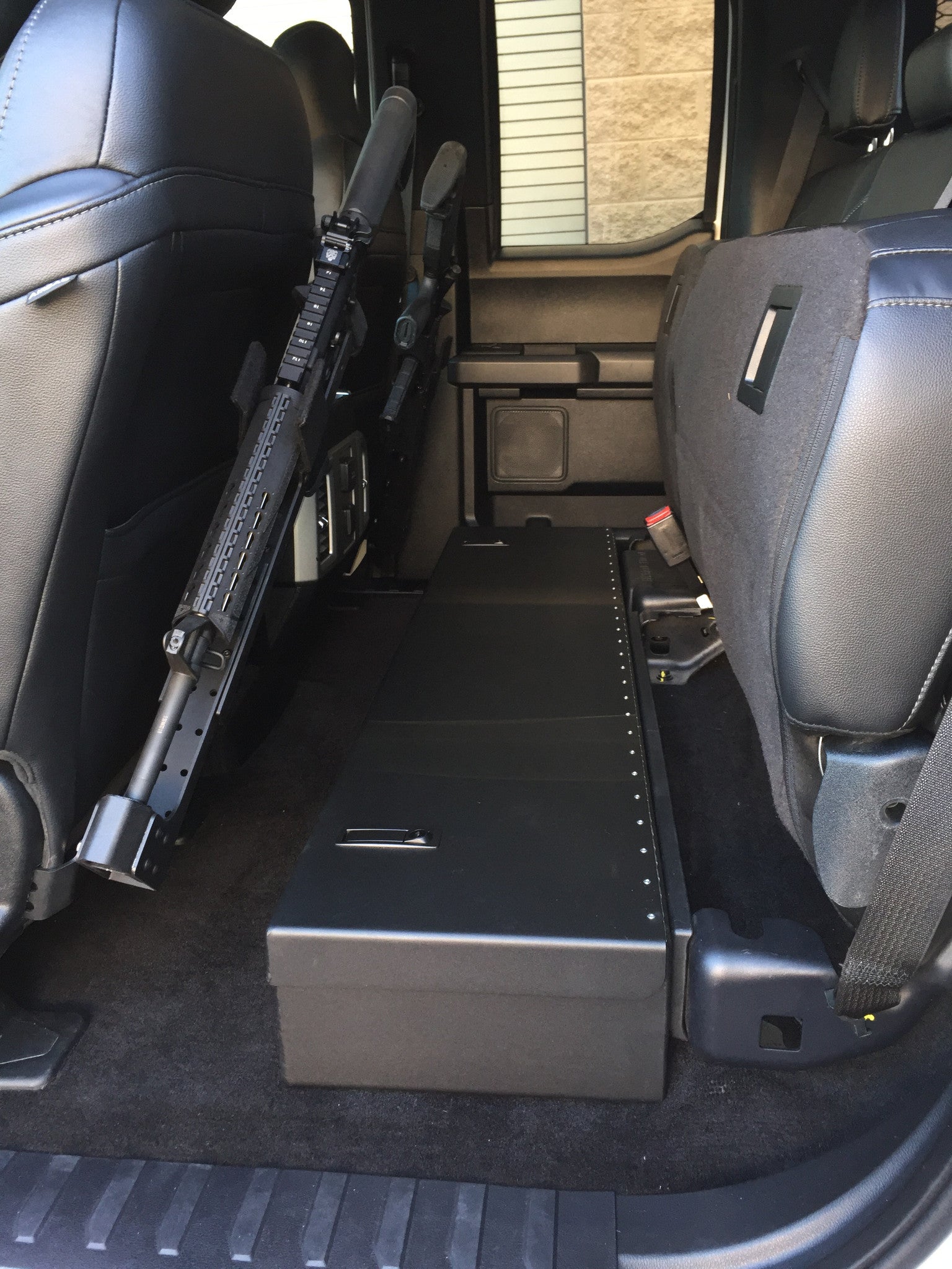 Under Seat Storage Boxes - Gun Mount Tagged "AR-15" - GunMount