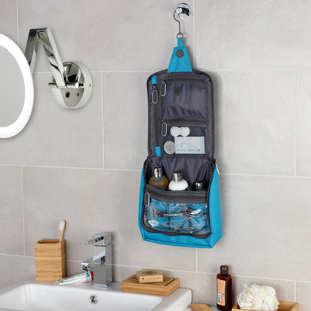 noome® Large Hanging Blue Toiletry Wash Bag