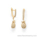 Summer Sweetness! Gold Plated Pineapple Earrings-Earrings-Needjewelry.com
