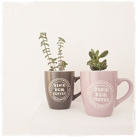 Coffee Mug Planters