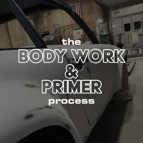 the body work and primer process