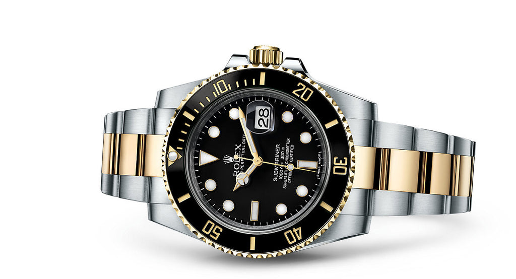 rolex submariner steel and gold