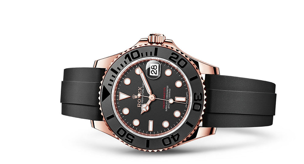 yacht master 37 rose gold