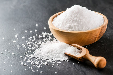 a bowl of sea salt