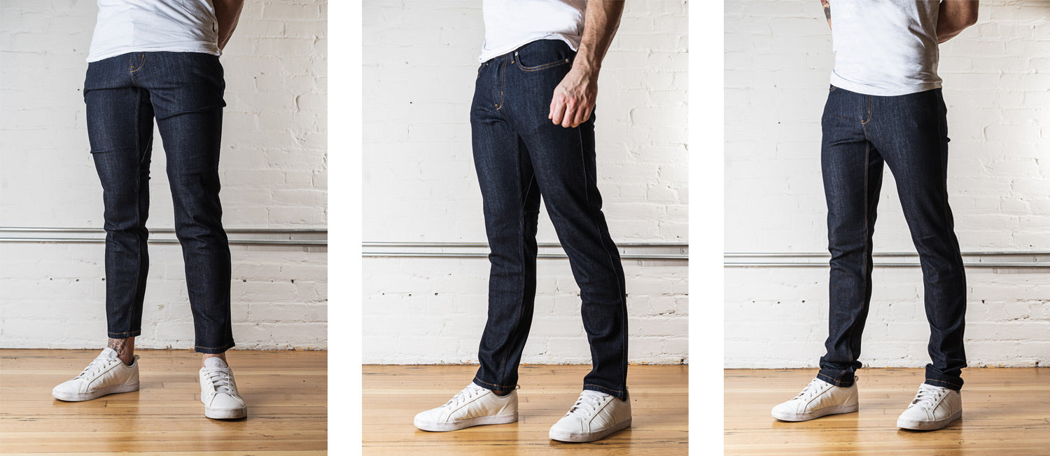 Men's Jeans at Different Lengths