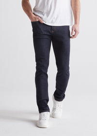 Blue Slim-Fit Ankle Length Mens Jeans