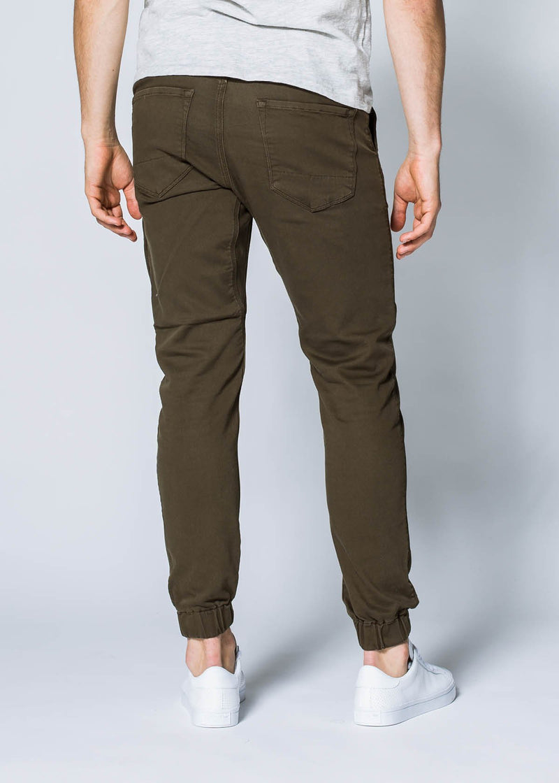 Men's Army Green Athletic Jogger - No Sweat – DUER