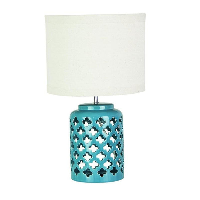 teal table lamp base