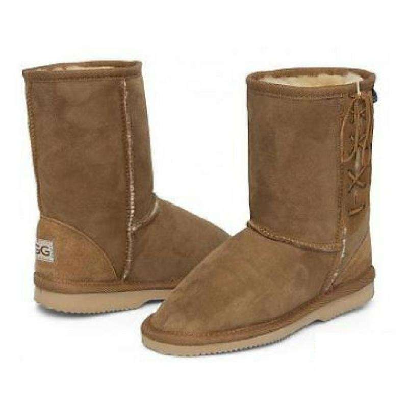 kids lace up uggs