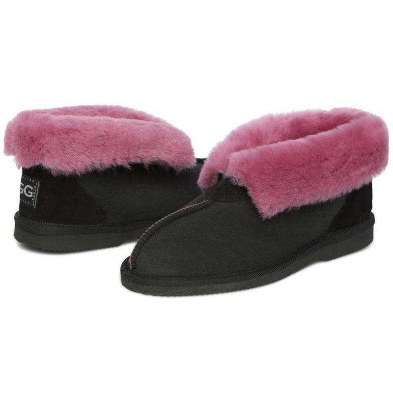 Women's Ugg Slippers - Black Cherry