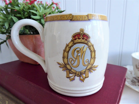 George V And Queen Mary 1935 Silver Jubilee Mug Royal Memorabilia ...