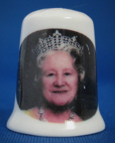Thimble Queen Mum Queen Elizabeth Wife of King George VI Mother Queen ...