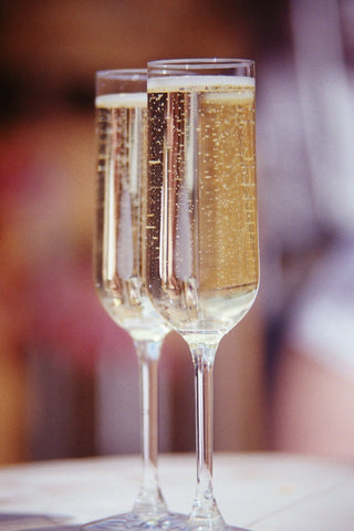 Champagne in glasses