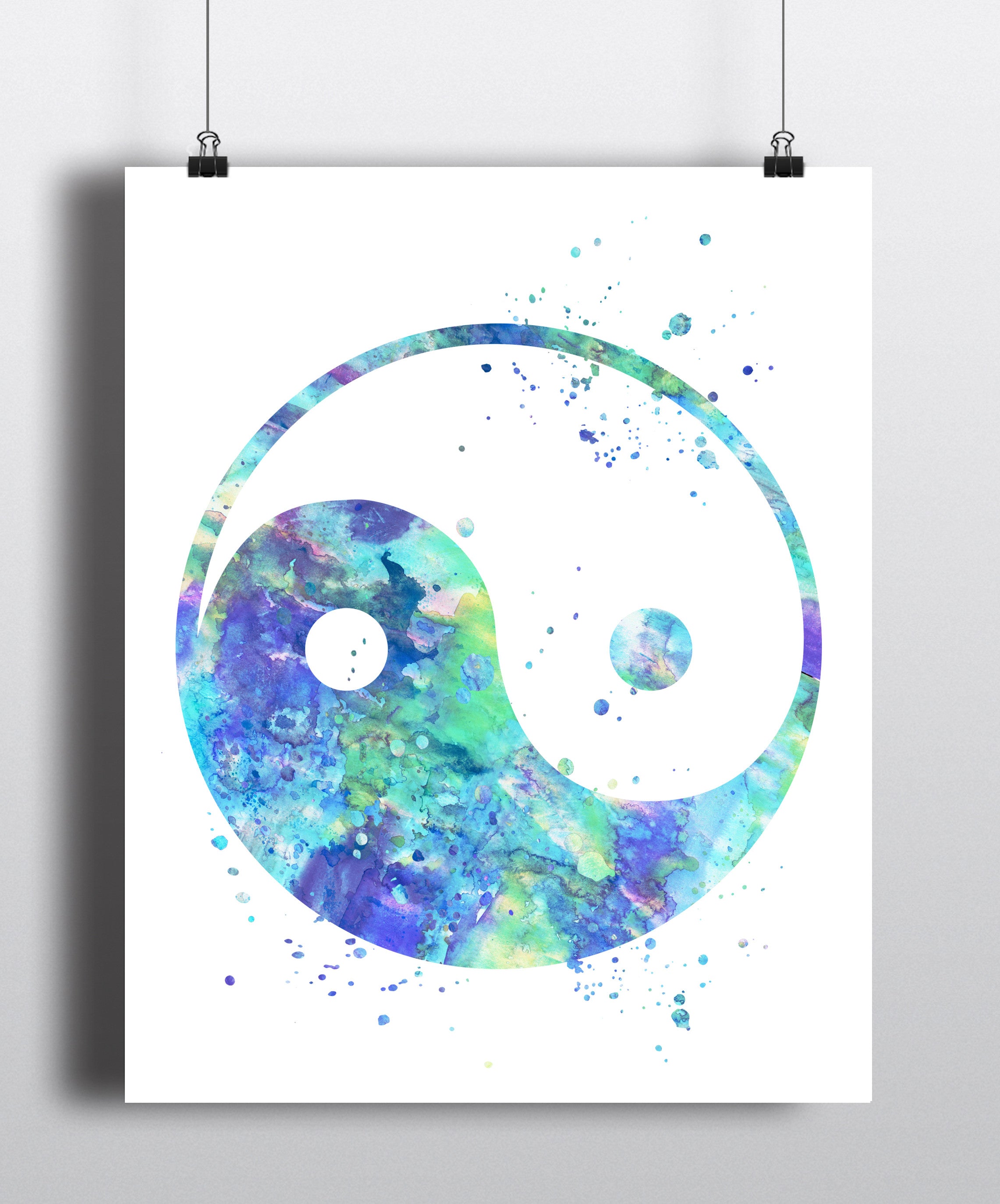 Yin Yang Art Print - Unframed