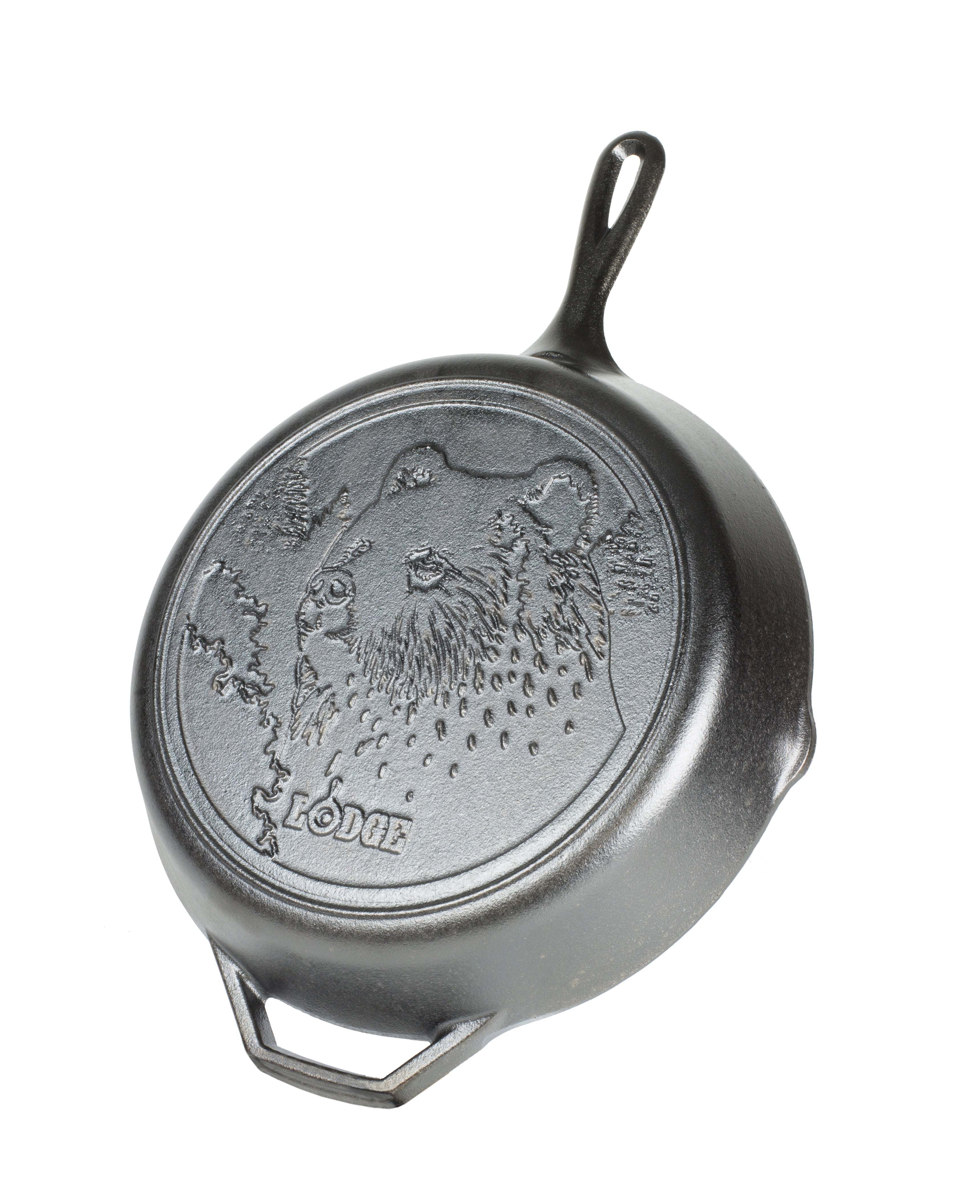 Lodge Wildlife Series Square Cast Iron Fish Grill Pan - 10.5in