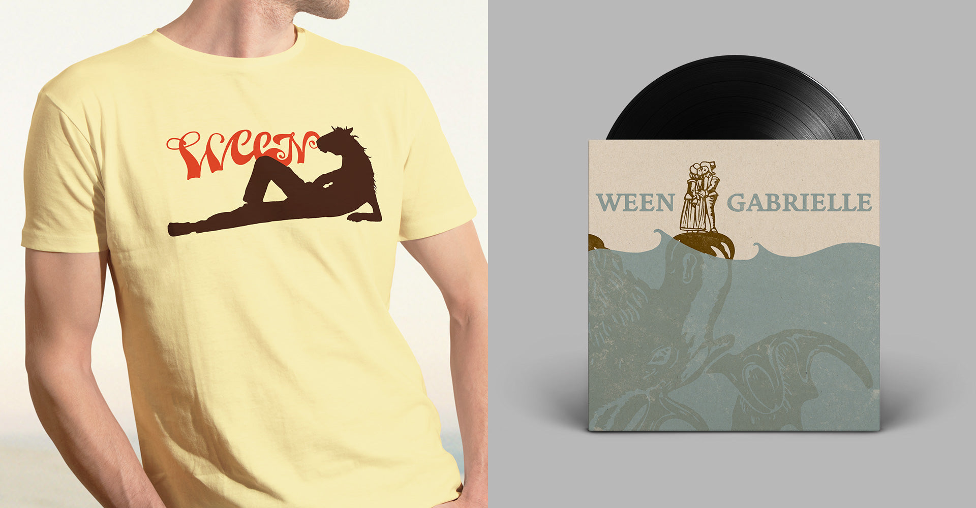 Ween 'The Stallion' t-shirt, Ween 'Gabrielle'