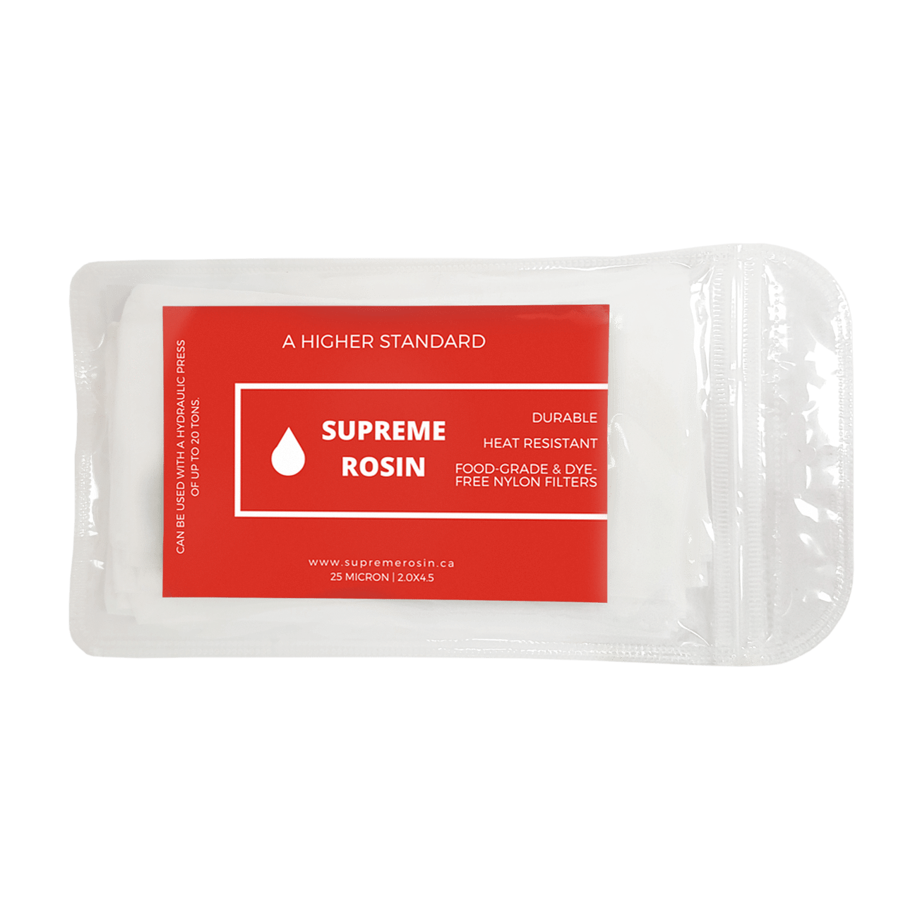 Supreme Rosin 90 Micron Rosin Press Filter Bags