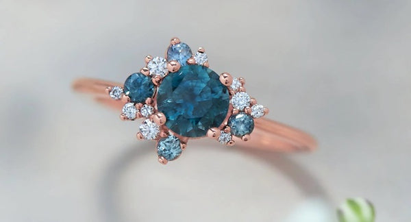 Montana sapphire engagement rings