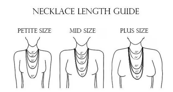 Necklace length guide