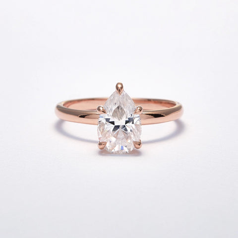 Jenny Pear Cut Moissanite Engagement Ring