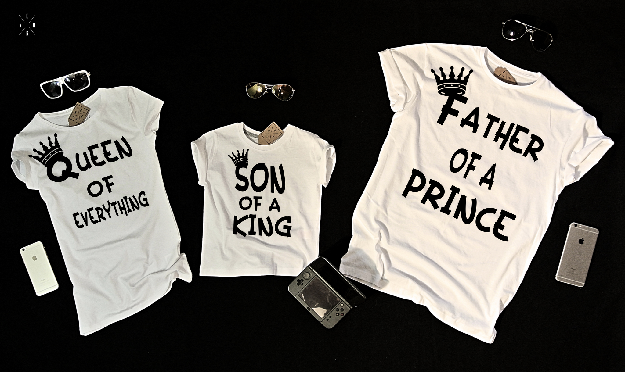 Buy T Shirts For Family King Queen And Prince At Enryprint Com