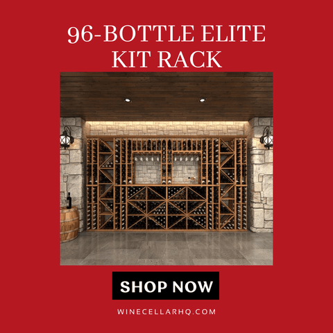 96-bottle elite kit rack