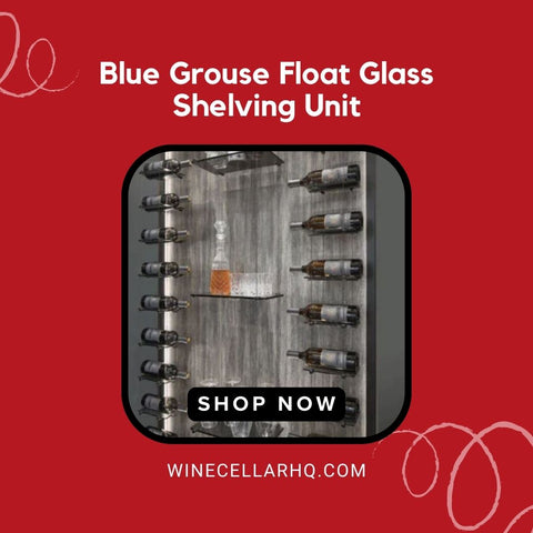 Blue Grouse Float Glass Shelving Unit