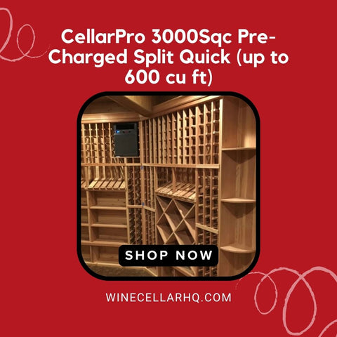 CellarPro 3000Sqc Pre-Charged Split Quick connect 25ft (up to 600 cu ft)