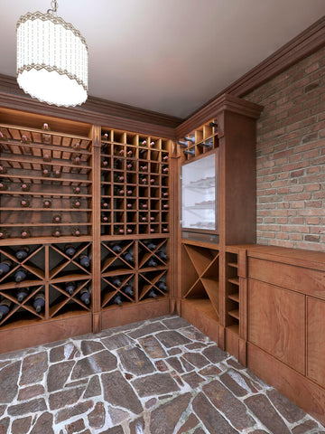 wine cellar cooling system enclosure