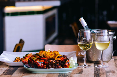 Grilled Seafood and Chardonnay