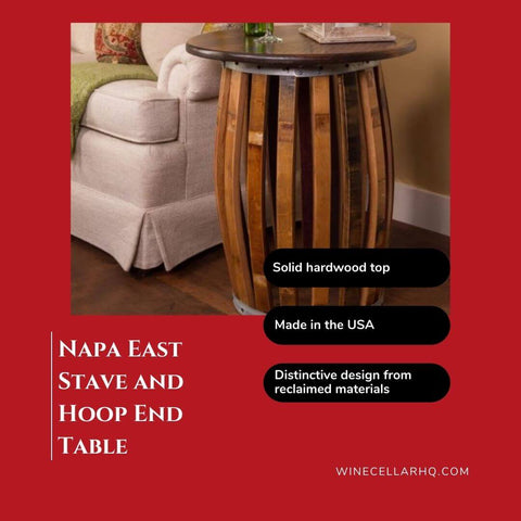 Napa East Stave and Hoop End Table