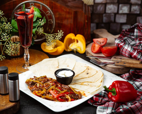 Spicy wines with fajitas