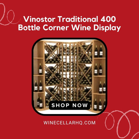 Vinostor Traditional 400 Bottle Corner Wine Display