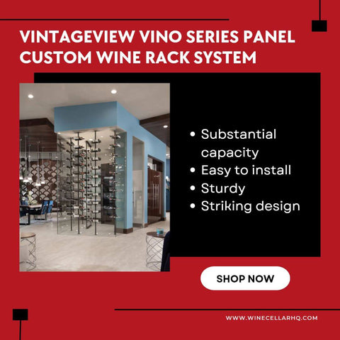 VintageView Vino Series Panel Custom Wine Rack System
