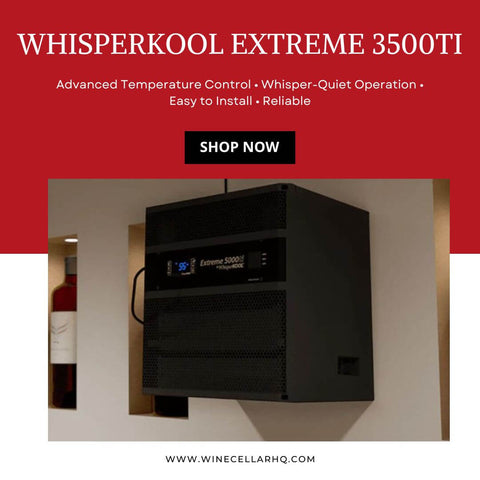 WhisperKOOL Extreme 3500ti Wine Cellar Cooling Unit