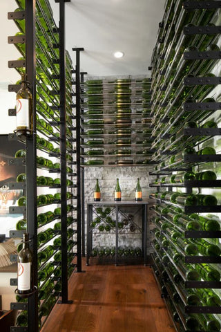 Metal wine racks