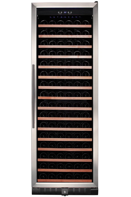 32 Bottle Dual Zone Wine Cooler, Stainless Steel Door Trim