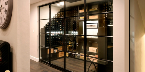 Glass Enclosed Wine Cellar Nexus