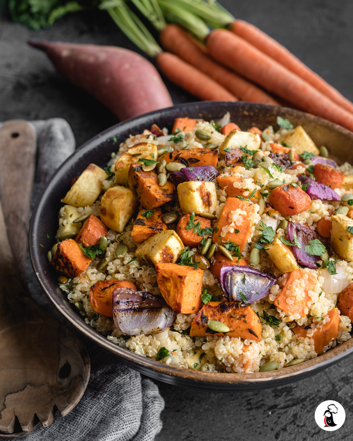 The Roots of Your Labor - Quinoa Salad Meal Prep