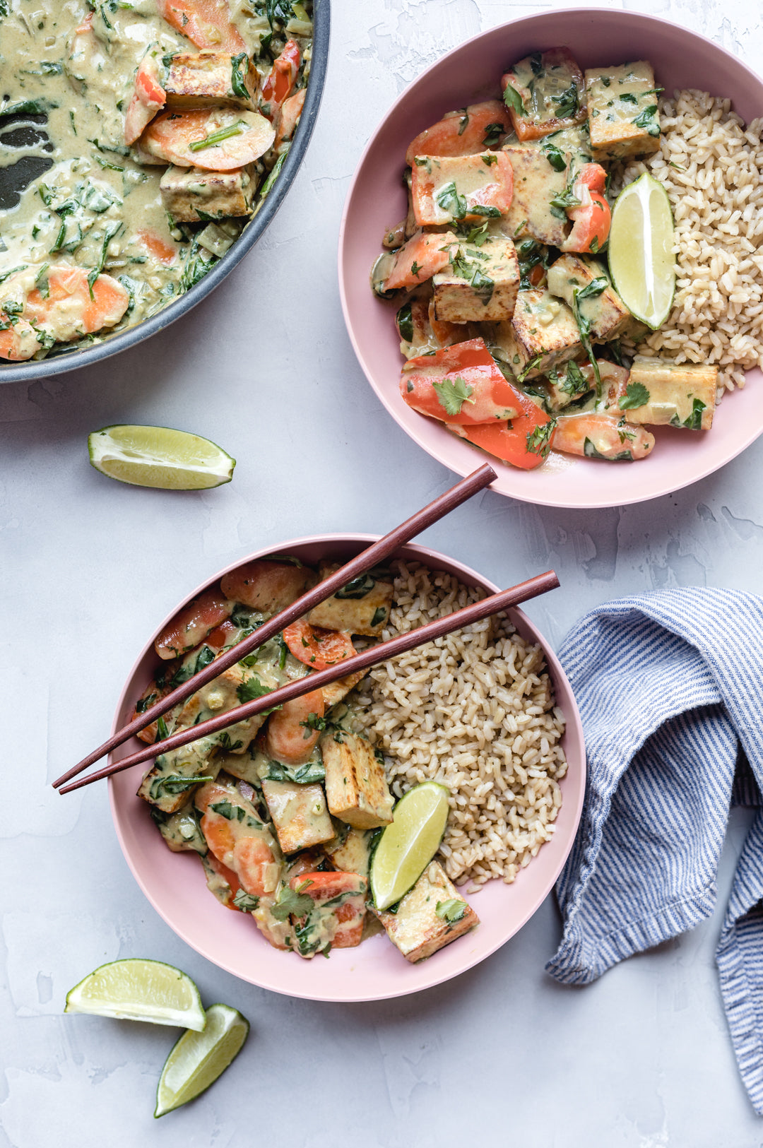 Curry In a Hurry (Thai Green Curry Tofu for Meal Prep)