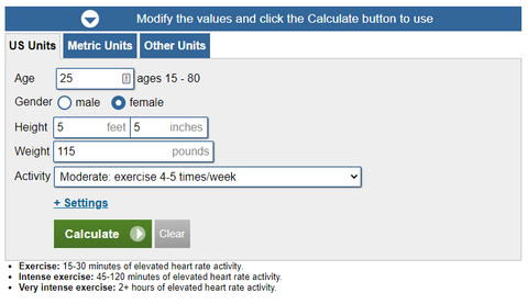 calorie counter