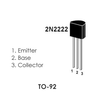 NPN Transistor TO-92 Diagram