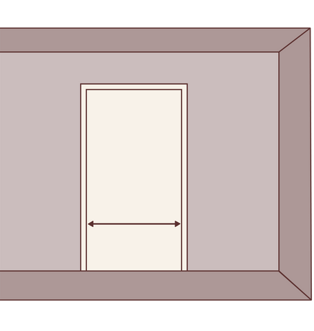 measuring doorway width for barn doors