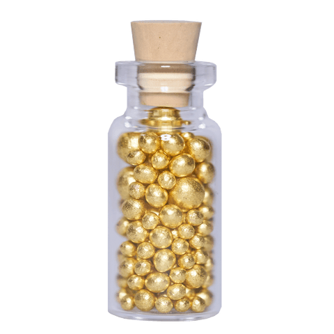 Artisan Gold Leaf Sugar Pearls - product packaging