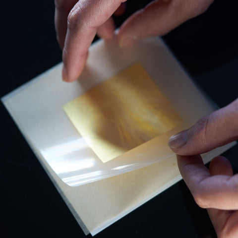 gold leaf transfer sheet packaging