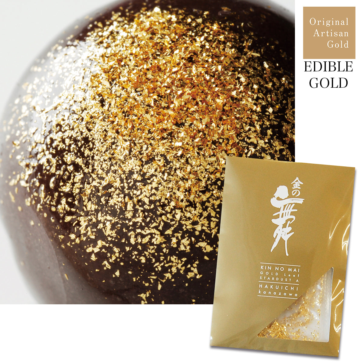 Edible Artisan Gold Leaf Stardust –– Sweets, Drinks, Baking, Desserts –  Original Artisan Gold